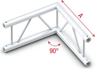 Produktbild von Milos Pro-30 Step F Truss - Corner VF21 - 90° corner - vertical