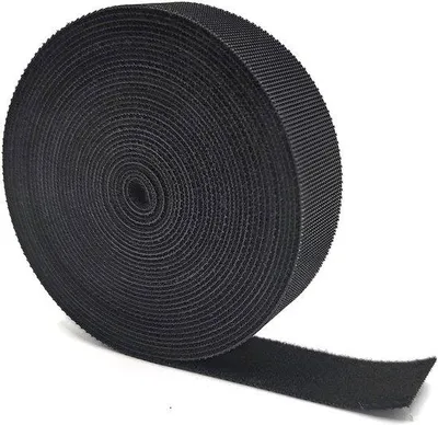 Produktbild von Selbstklebendes Klettband 10m schwarz extra stark