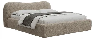 Produktbild von Polsterbett DreamLux Milano 140 x 200 cm mit Lattenrost und Bettkasten Stoff Loop 8, KI-generiertes Bild