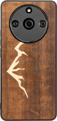 Image de Housse en bois Bewood Realme 11 Pro, Realme 11 Pro Plus, Montagnes Imbuia