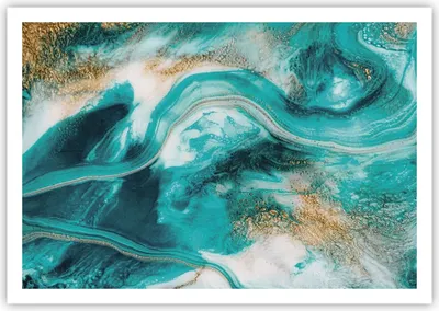 Produktbild von Poster - Poster ohne Rahmen - Wasser Meer Ozean - 100x70 cm - Wand Bild - Wanddeko - Wandbilder - Kunstposter - Wandposter - Bilder - Kunstdruck - Wanddekoration - Wandbild - P2XAA100x70-5108