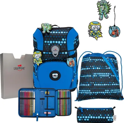 Produktbild von DerDieDas ErgoFlex Tiny Superflash Blue Robot Set 5tlg.