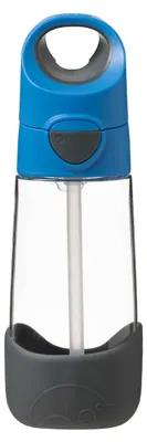 Zdjęcie produktu dla Butelka tritanowa ze słomką 450ml Blue Slate