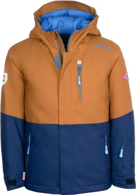 Productafbeelding van Trollkids Hallingdal Jas, Oranje, Maat 122 cm, Kinderjas, Oranje, Maat 122 cm