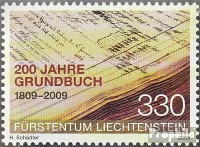 Produktbild von Briefmarken Liechtenstein 2009 Mi 1512 (kompl.Ausg.) gestempelt Grundbuch