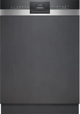 Produktbild von Siemens iQ300 SN53ES04BE, Halb integriert, Standardgröße (60 cm), Schwarz, Edelstahl, 1,75 m, 1,65 m, 1,9 m