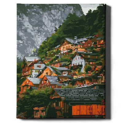 Image de 5D Diamant Peinture Bricolage Peinture Broderie Pleine Couverture Cadres en Bois Oh Art