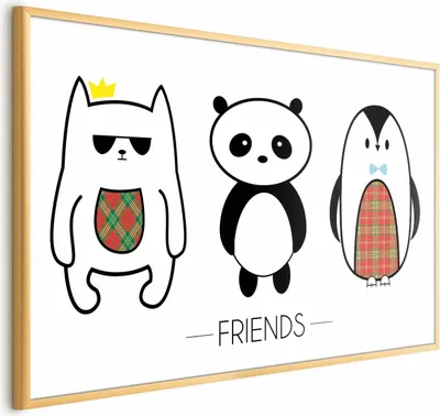 Produktbild von Posterpapier Poster - Friends 42x29.7 cm Für Kinder g-A-0153-ao-a