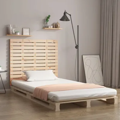 Produktbild von "2026 Promotion" Wand-Kopfteil 141x3x91,5 cm Massivholz Kiefer - Bettkopfteil CC29068