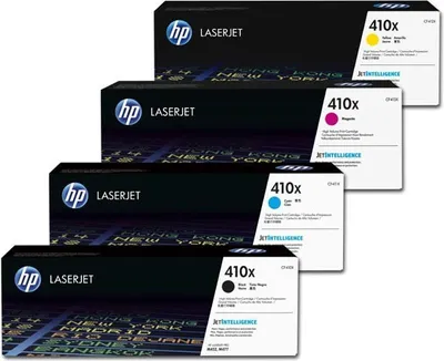 Produktbild von HP 410X (CF410XCMYK) - toner, black + color (schwarz + farbe)