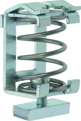 Imagen del producto de CONTA-CLIP EMV, abrazadera federada SAB, abrazadera protectora con placa roscada para perfil en C. Diámetro protector: 4,0 mm - 13,5 mm. Para