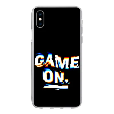Produktbild von MuchoWow® Handyhülle Schutzhülle Hülle für iPhone Xs Spiele - Spiel - Zitat Silikon Softcase Handy Hülle - Handytasche