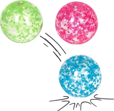 Produktbild von Sternen-Flummis - Bunte Geschenke, sort.