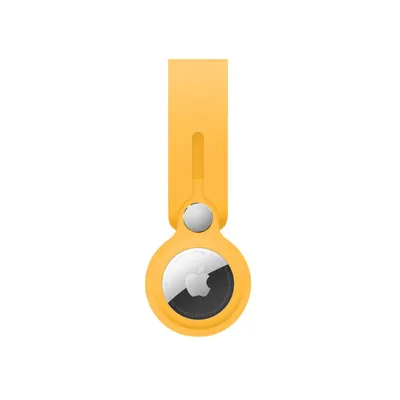 Image de Boucle en silicone pour Apple AirTag - Tournesol