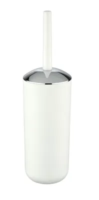 Produktbild von WENKO WC Garnitur BRASIL Klo Toiletten Bürsten Halter Ersatz WC Bad weiß elegant