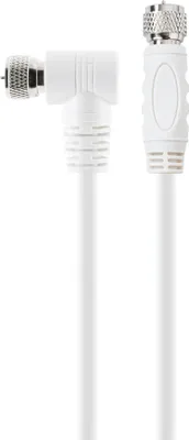 Produktbild von SAT-Anschlusskabel mit F-Winkelstecker 1,5 - 3 m 110 dB , Kabellänge:3 m