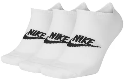 Produktbild von Nike Uni Socken Everyday Essential No-Show SK0111 (3 Paar) 100 Weiß, Farbe:Weiß, Textil:46-50