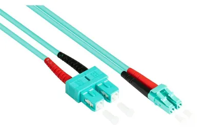 Obrázek produktu pro LWL propojovací kabel Duplex OM3 LC-SC 2 m LSZH