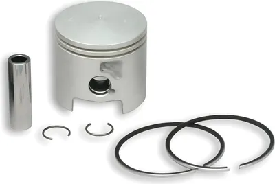 Produktbild von Kolben Malossi Ø 50mm C, Kolbenbolzen Ø 12mm, 2 Kolbenringe trapezförmig für Minarelli AM6 / Derbi / Piaggio
