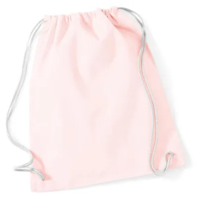 Image de Sac de sport Westford Mill - 12 litres FK958 (taille unique) (rose pastel/blanc)