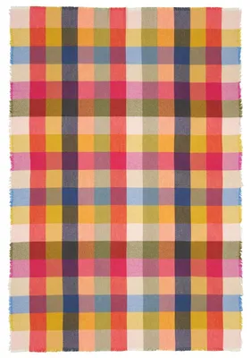 Produktbild von Eagle Products Decke ST. TROPEZ, 145x210 cm, rosa, ocker, bleu, natural, fuchsia