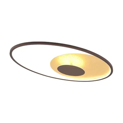 Produktbild von Lindby LED-Deckenleuchte Feival, 73 cm, rost/ gold, dimmbar