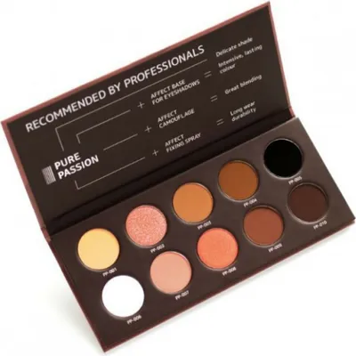 Image de Affect Pure Passion - Palette d'ombres de luxe avec 10 nuances de couleurs 2,5g chacune