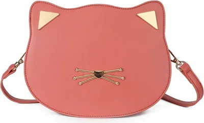 Produktbild von Gladdon Katzenohren Umhängetasche Lachs Kawaii Mädchen Geschenk Kinder 12+ Jahren