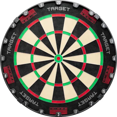Produktbild von Target Darts TOR Dartboard Steel Tip Sisal Profi Dartscheibe mit 36XTEN Rotationssystem und Wandhalterung
