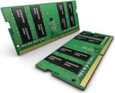 Produktbild von Samsung M471A2K43CB1-CTD, 16 GB, 1 x 16 GB, DDR4, 2666 MHz, 260-pin SO-DIMM, Schwarz, Grün
