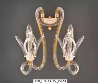 Produktbild von Design Wandlampe Luxus Wandleuchte Leuchte Lampe Wandlampen Kristall neu