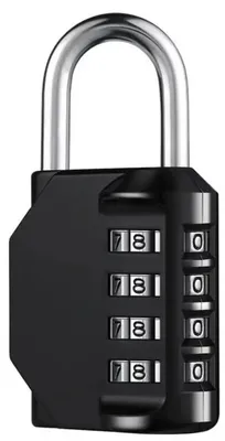 Immagine prodotto di Lucchetto di sicurezza a combinazione - Lucchetto a combinazione per barriere, palestre (1, medio)