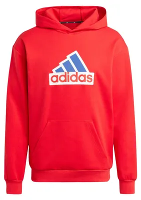 Immagine prodotto di Adidas - Felpa con cappuccio "FI Bos Hd Oly" da uomo PP2912 (M) (rosso)
