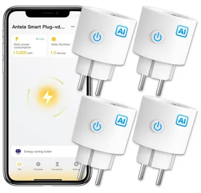 Immagine prodotto di Presa intelligente smart plug - Misurazione consumo energetico - 16 A 3680 W - Wi-Fi