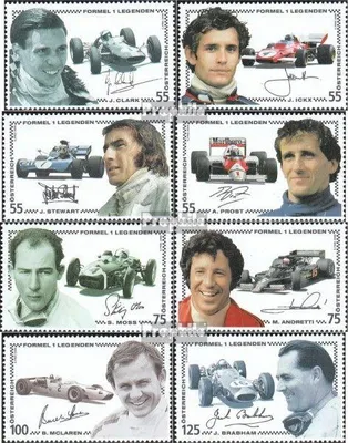 Produktbild von Briefmarken Österreich 2006 Mi 2592-2599 (kompl.Ausg.) postfrisch Formel-1