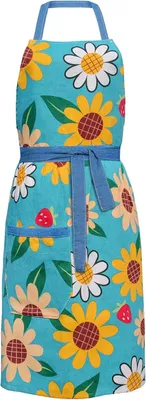 Produktbild von Küchenschürze, Baumwolle, mit Tasche, für Kochen
