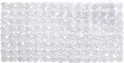 Produktbild von Transpant Badmat (72 x 36 cm), rechteckige Duschmatte mit Zinknäppchen