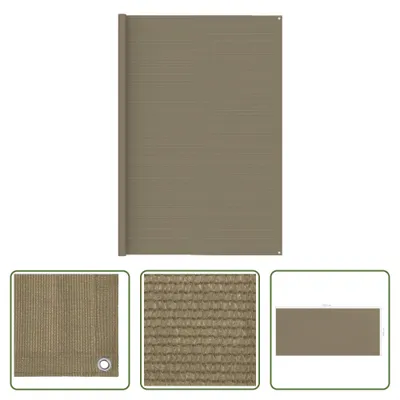 Image de Tapis de tente The Living Store 250 x 550 cm Taupe