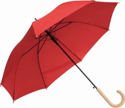 Produktbild von Automatik Regenschirm Ø103cm LIPSI Stockschirm Schirm recycelten Kunststoffen rot