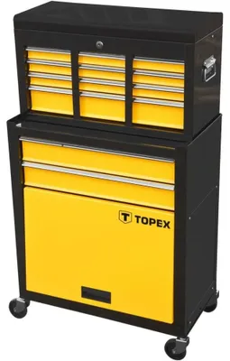 Produktbild von Werkzeugschrank, 2 Schubladen, großer Fachboden, Auszug