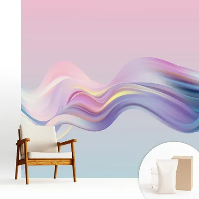 Zdjęcie produktu dla Fototapeta samoprzylepna – 250 x 250 cm – tapeta – tapeta ścienna – obrazy ścienne – folia samoprzylepna – folia dekoracyjna – tapeta foliowa – ściana – dekoracja – salon – kolorowe fale