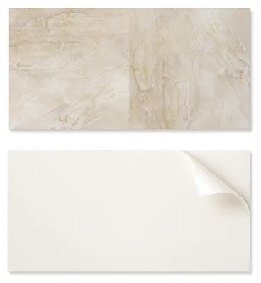 Image de Panneau adhésif en vinyle pour salle de bain, dimensions 100 x 50 cm, imitation pierre naturelle