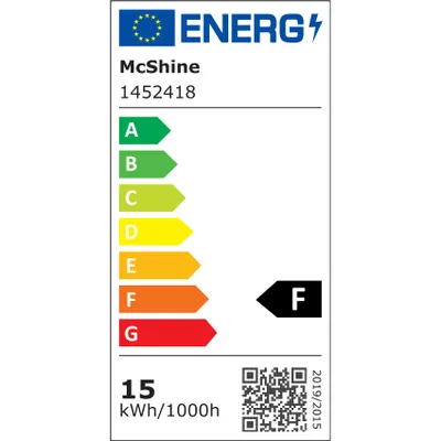 Obrázek produktu pro LED renovační světlo McShine, 15W, 1250lm, 220°, 4000K, včetně závěsu