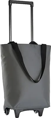 Produktbild von Rollkoffer Trolley Tragtasche Blumenmuster Rollen Transport 600D Oxford Stoff 51-85 cm verstellbar für Einkauf Reise