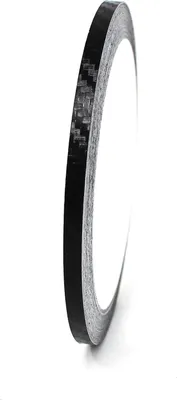 Produktbild von 10m Zierstreifen 3mm Carbon Schwarz Auto Motorrad Dekorstreifen Seitenstreifen
