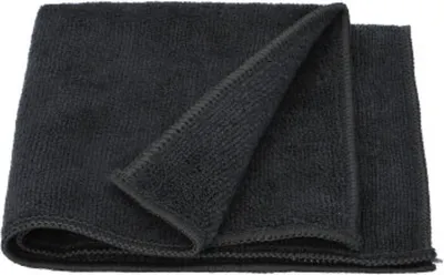 Produktbild von 5 Microfasertücher 32 cm x 32 cm schwarz Profi