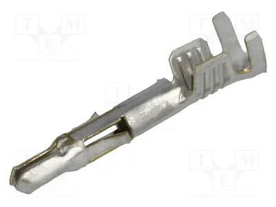Produktbild von 10x Kontakt männlich verzinnt ÷ 0,5÷2,5mm2 MLX  6,35mm 02-08-2004 Signteckverbinder