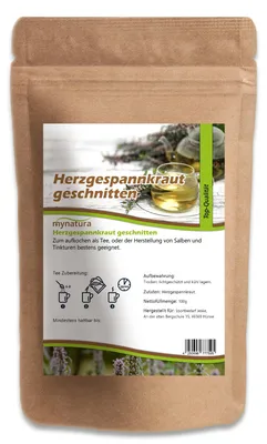 Produktbild von Mynatura Herzgespannkraut getrocknet & geschnitten – naturbelassen in verschiedenen Größen - 100g