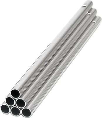 Produktbild von Klangstäbe "Hohl", 14 cm x Ø 6 mm, 6 Stück, Silberfarben