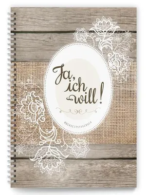 Produktbild von Hochzeitstagebuch "Ja, ich will!"